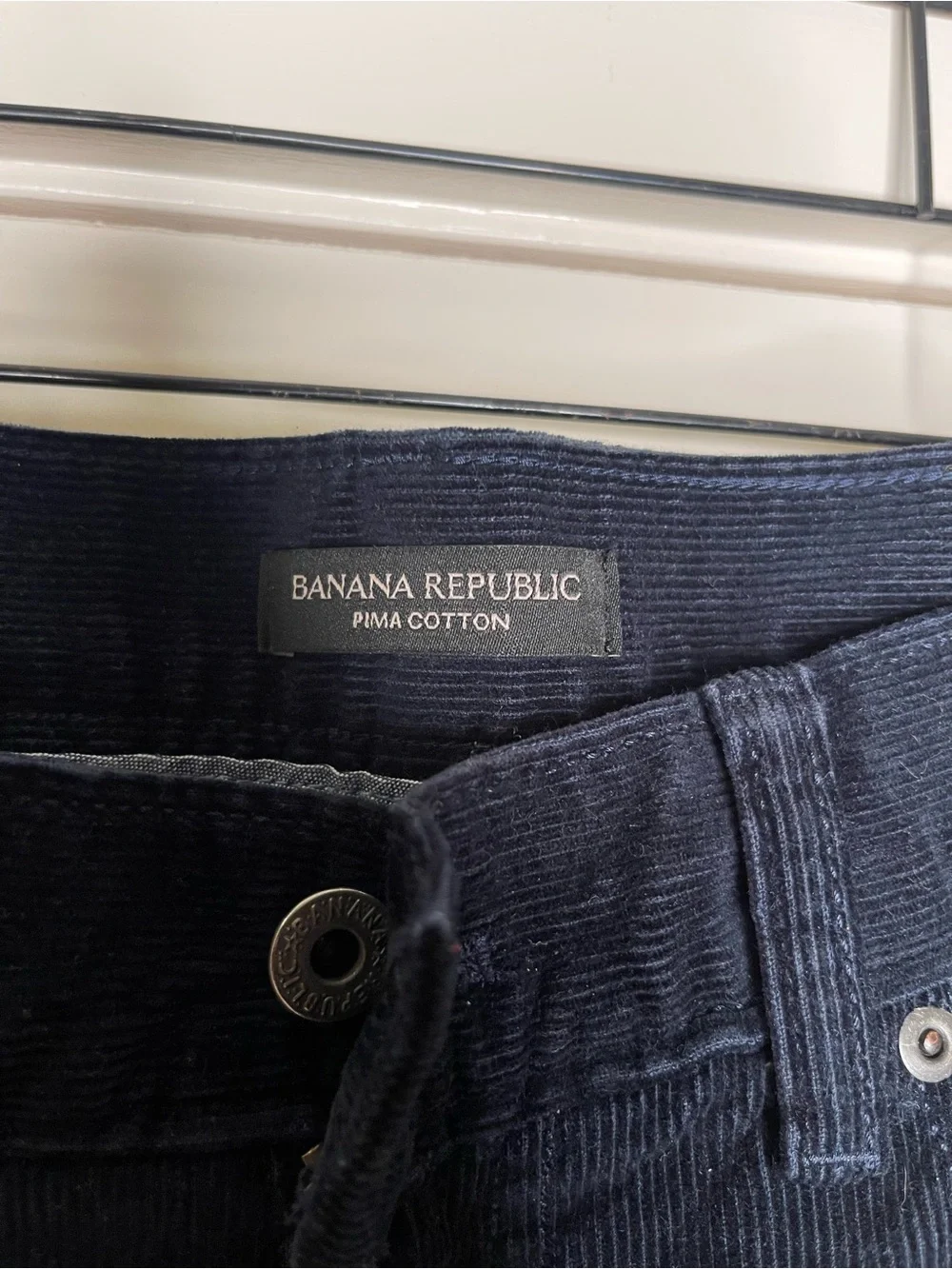 Banana Republic Men’s Dark Navy Corduroy Bootcut Jeans